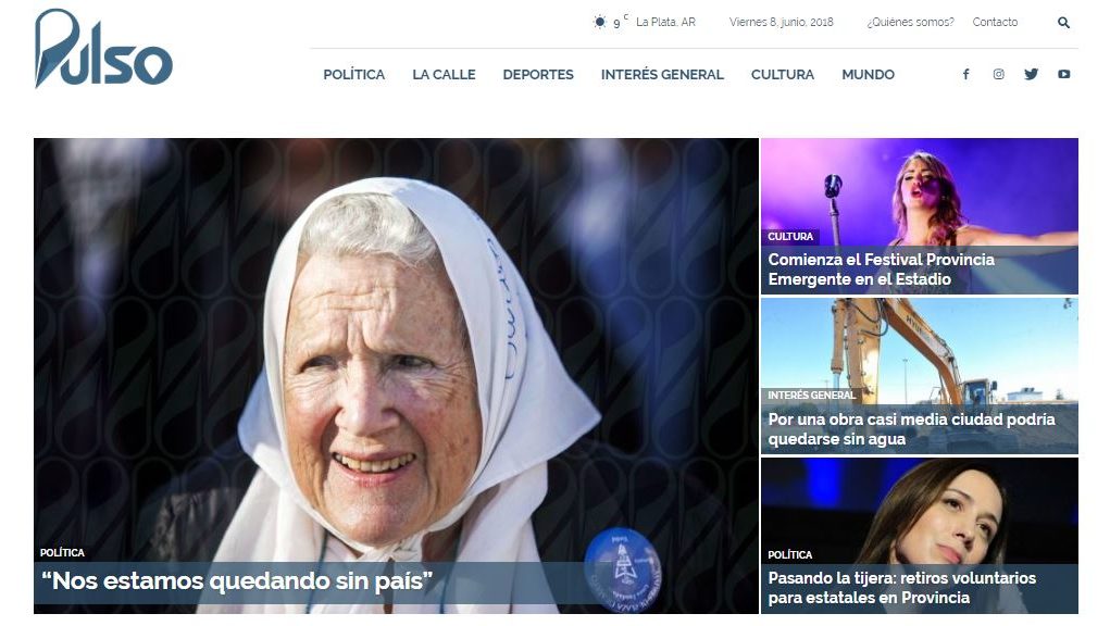 Periodismo sin patrón: nació Pulso, un nuevo medio autogestionado en La Plata